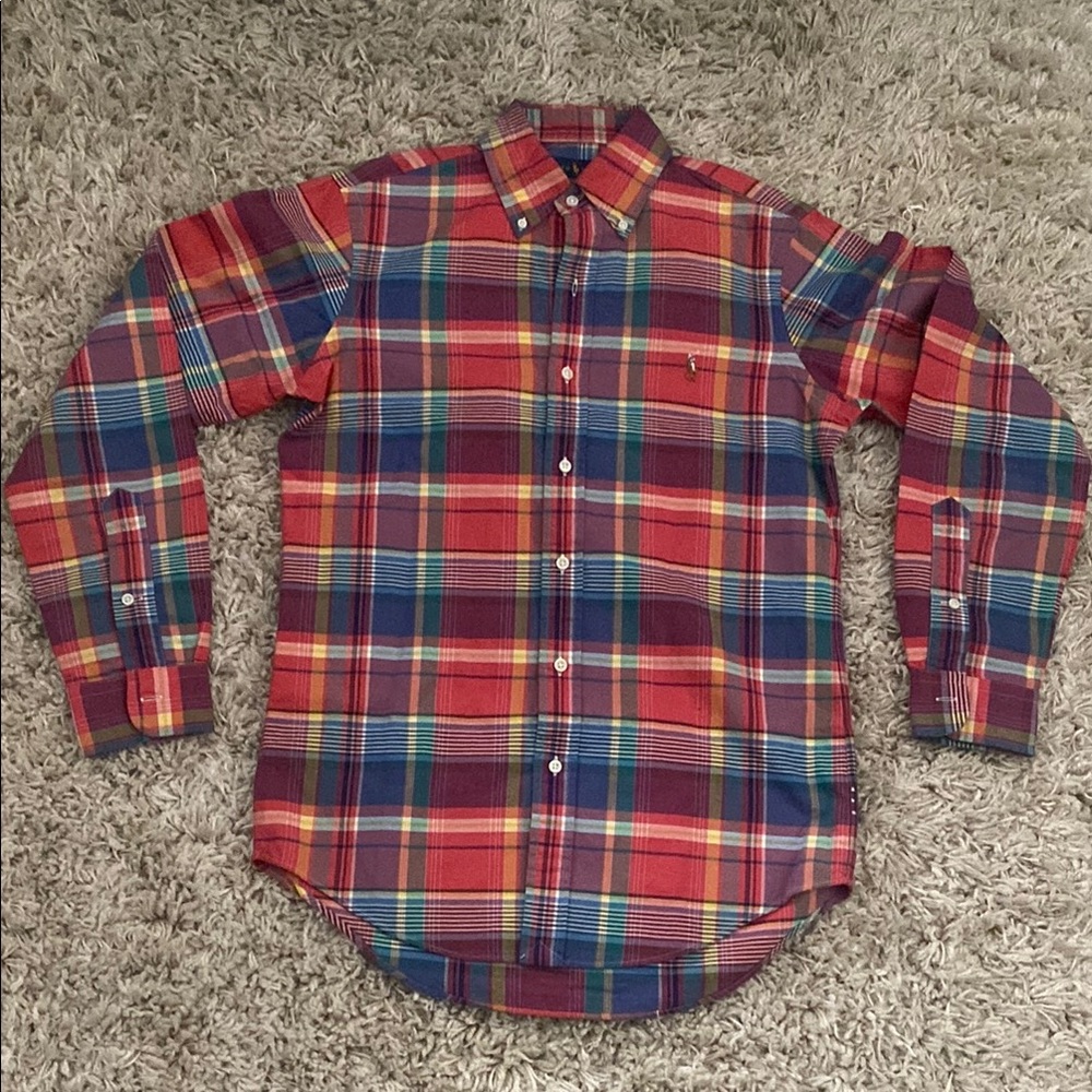 Men's Multicolor Plaid Shirt